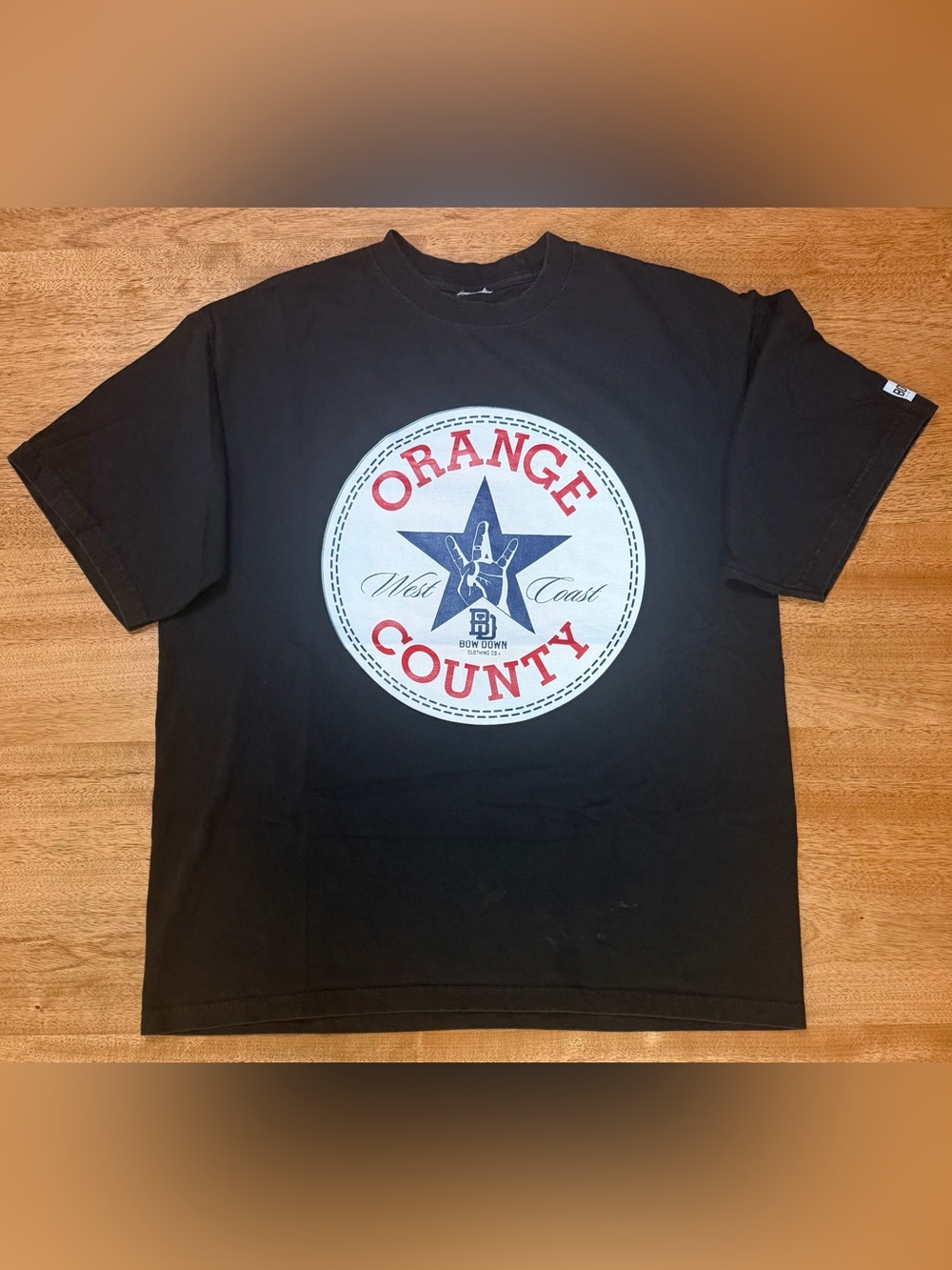 Bow Down Clothing - Men’s Orange County, CA Graphic T-Shirt | Black | Size XL